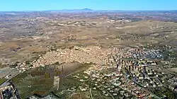 Aerial view of Sommatino