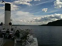 Steamboat Skibladner on the lake of Mjøsa