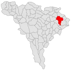 Location in Alba County