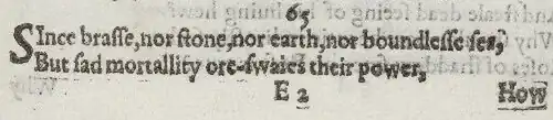 Detail of old-spelling text