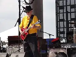 Burgess playing at Riverfest in Little Rock, Arkansas, 2013