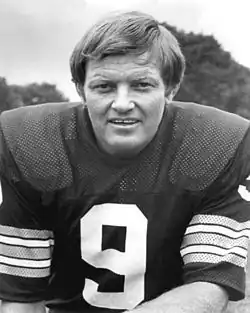 Former NFL player, NFL Champion and Pro Football Hall of Fame member Sonny Jurgenson (B.A. 1956)[386]
