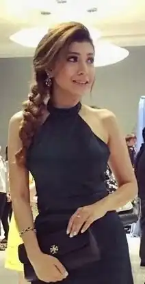Sophia Everest at Shwe FM Show, Novotel Yangon Max