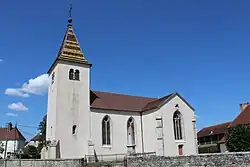 The church in Sornay