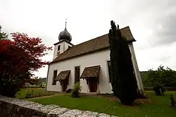 Sornetan village church