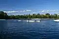 Floating obstacles at Wake Zone Stawiki