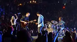 Soulfire Revolution performing at The Road Show at the Honda Center in 2014