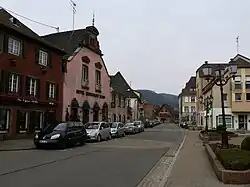 The main road through Soultzmatt