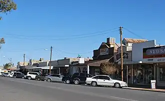 Patton Street, the main commercial district of South Broken Hill