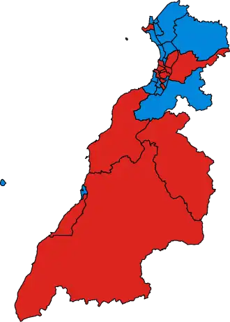 2003 results map