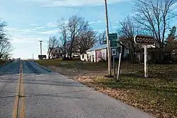 Missouri State Line entering South Blanchard