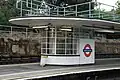 Eastbound platform building
