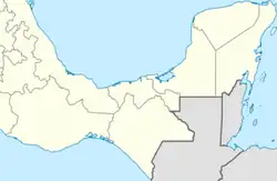 Palenque is located in South Mexico