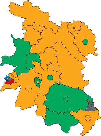2023 results map