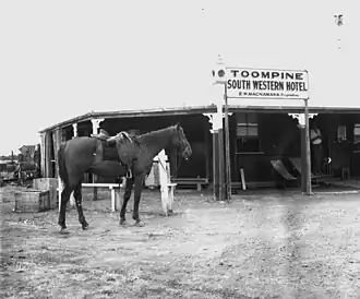 South Western Hotel at Toompine, circa 1939