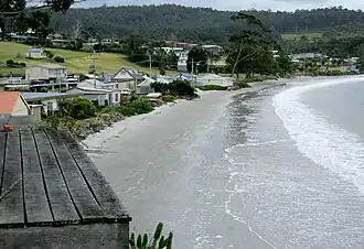 View of coast of the township