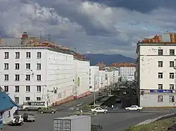 Sovetskaya street apartment blocks