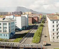 Sovetskaya street apartment blocks