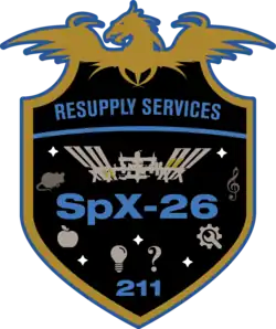 SpaceX CRS-26 mission patch