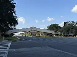 Spanish Springs entrance arch at The Villages, Florida.