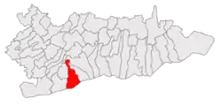 Location in Călărași County