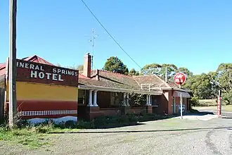 The Mineral Springs Hotel at Spargo Creek