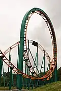 The first inversion, a vertical loop