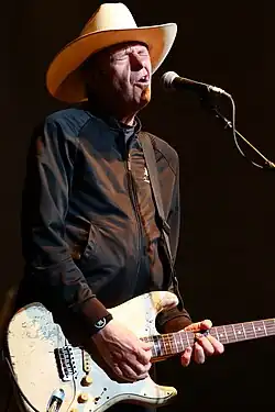 Jones performing with the Beasts of Bourbon at Byron Bay Bluesfest in 2013