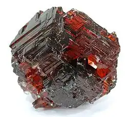 Reddish-orange spessartine - Navegadora Mine, Minas Gerais, Brazil