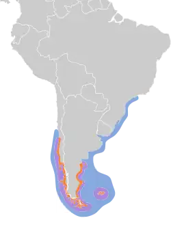 Map of range