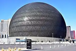 A daytime view of the exosphere in January 2024