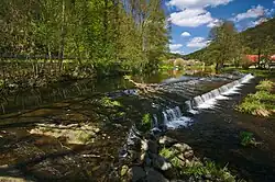 Svratka River in Koroužné