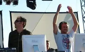 Spooky in 2006. Left to right: Duncan Forbes, Charlie May