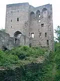 The shield wall of the Sporkenburg