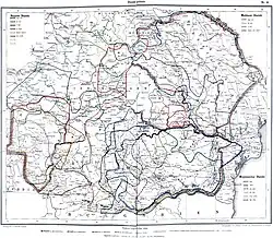 The extension of the Moldovan characteristic isoglosses (1908)
