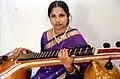Saraswati veena, the calabash resonator is not always functional but it is kept in place because of the balancing effect.[48]