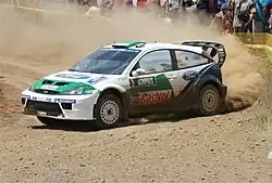 RS WRC 04 at the 2005 Acropolis Rally.
