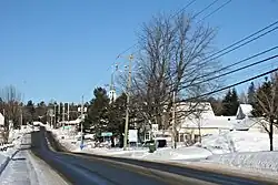 Saint-Colomban in winter
