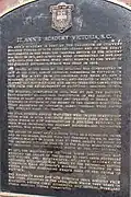 information plaque