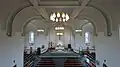 Interior of the church as viewed from the organ loft