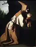 Francisco de Zurbarán Saint Francis in Prayer, c. 1638-1639