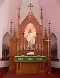 High altar of St. John's Evangelical Lutheran Church