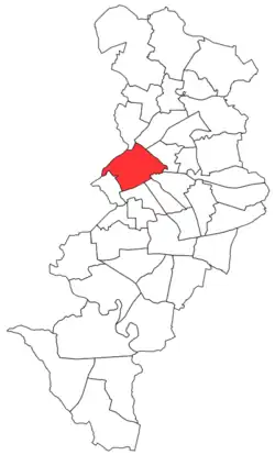 St. Peter's ward (1954) within Manchester