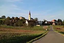 View from south