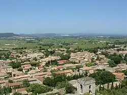 A general view of Saint-Victor-la-Coste