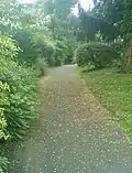 Chemin des marronniers, the chestnut lane at L'Escalade