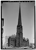 Exterior of church, 1965