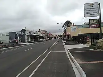 Main road of St Arnaud in 2022
