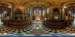 The chancel (view as a 360° interactive panorama)