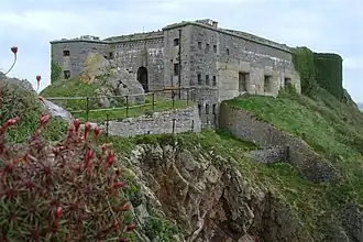 St Catherine's Fort, on southeast coast of Wales
